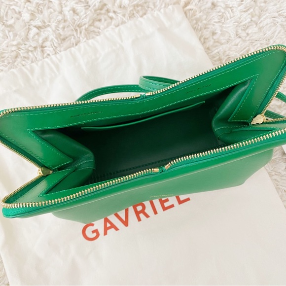 Mansur Gavriel Mini M Frame Convertible Crossbody Bag NWT Grass Green - Picture 15 of 15